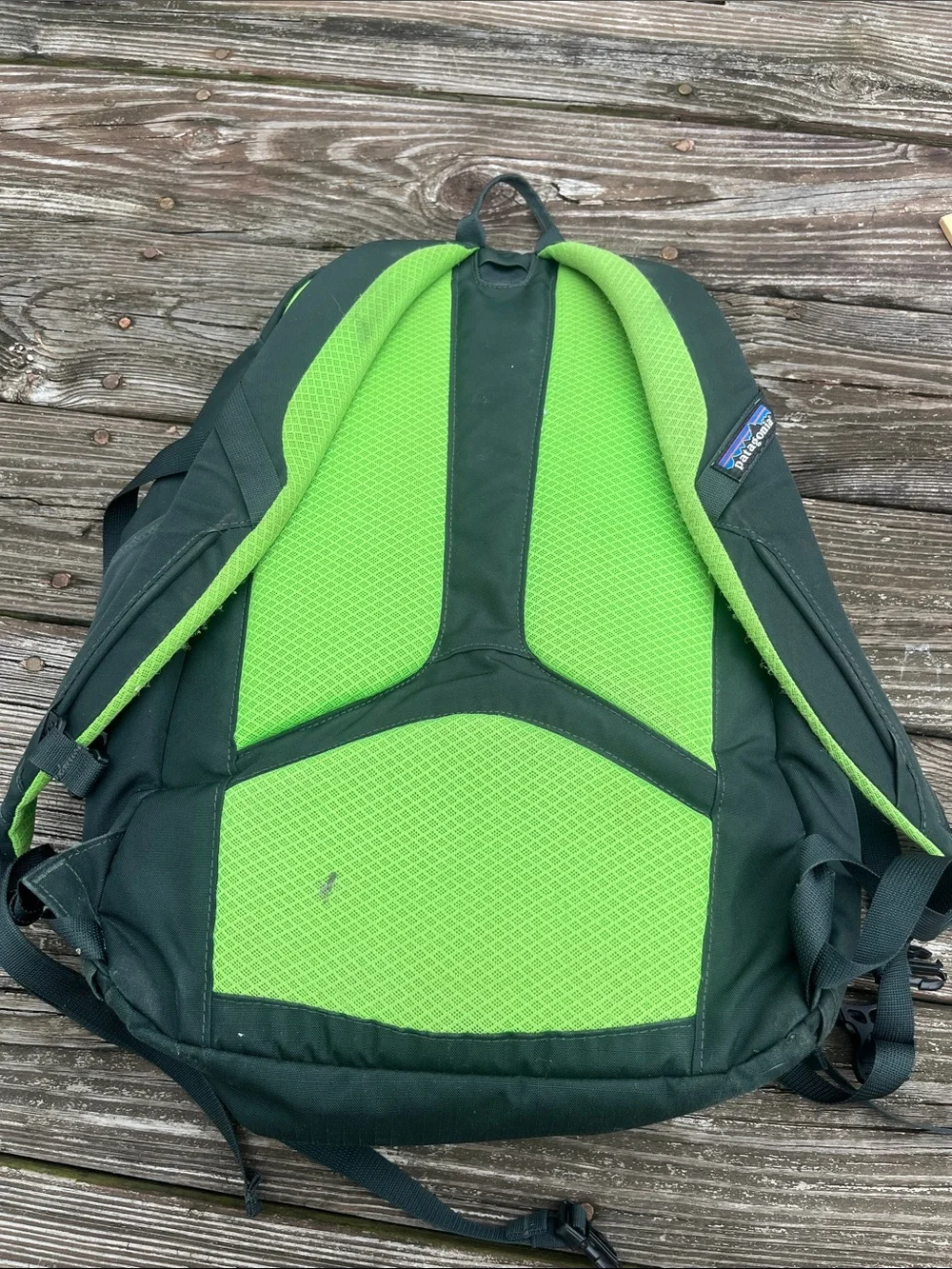 Patagonia Chacabuco 32L Bright Green & Dark Gray Backpack Daypack Travel Bag